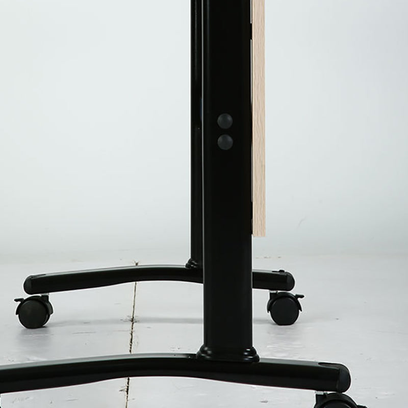 Eigentijds schrijfbureau voor kantoor 30 "H rechthoekig bureau met caster wielen