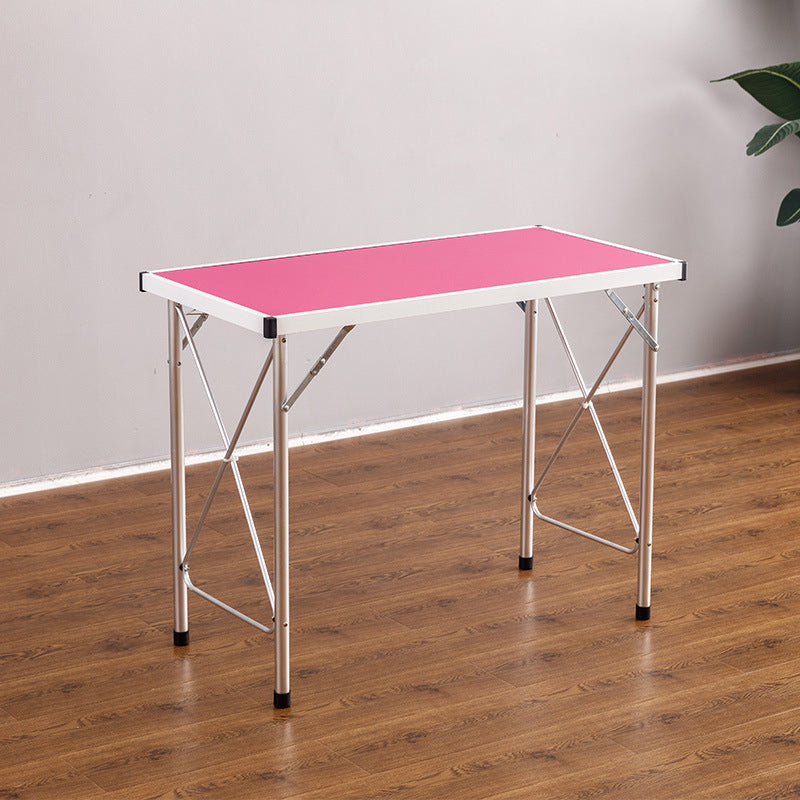 Hedendaags schrijfbureau voor kantoor 28 "H rechthoekig bureau in rood/blauw/wit