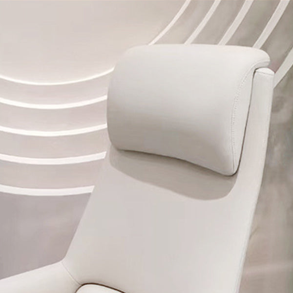 Swivel gestoffeerde bureaustoel faux leer lumbale ondersteuning bureau stoel