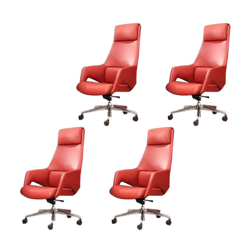 Swivel gestoffeerde bureaustoel faux leer lumbale ondersteuning bureau stoel