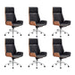 Contemporary Swivel Office Chair Adjustable Seat Height Managers Chair