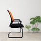Contemporary No Wheels Desk Chair Microfiber Conference Mid-Back Arm Chair Clearhalo 'furn' 'furn_office_chair' 'Furniture' 'Office Chairs' 'Office Furniture' 'office_chair' 6019630