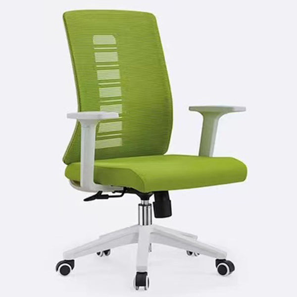 Contemporary Arm Chair Adjustable Seat Height Fixed Arms Office Chair Clearhalo 'furn' 'furn_office_chair' 'Furniture' 'Office Chairs' 'Office Furniture' 'office_chair' 6019647