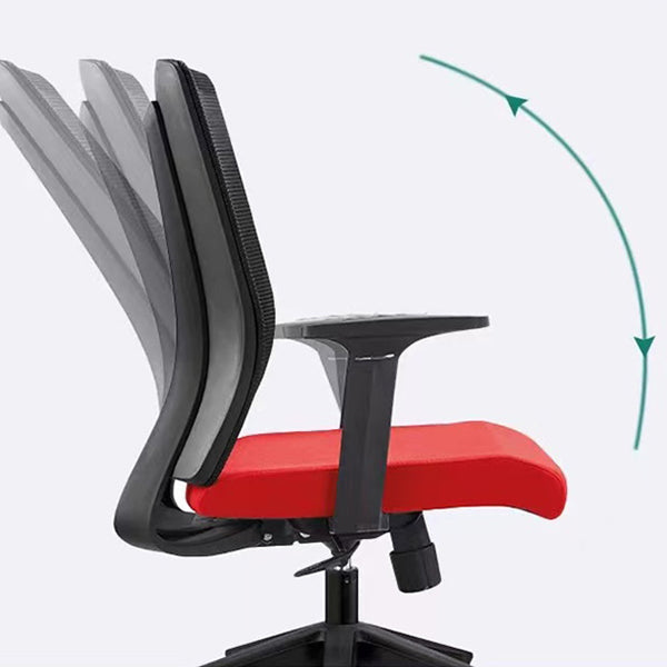 Contemporary Arm Chair Adjustable Seat Height Fixed Arms Office Chair Clearhalo 'furn' 'furn_office_chair' 'Furniture' 'Office Chairs' 'Office Furniture' 'office_chair' 6019653