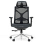 29-inch brede moderne bureaustoel, zwart gestoffeerde bureaustoel