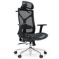 29-inch brede moderne bureaustoel, zwart gestoffeerde bureaustoel