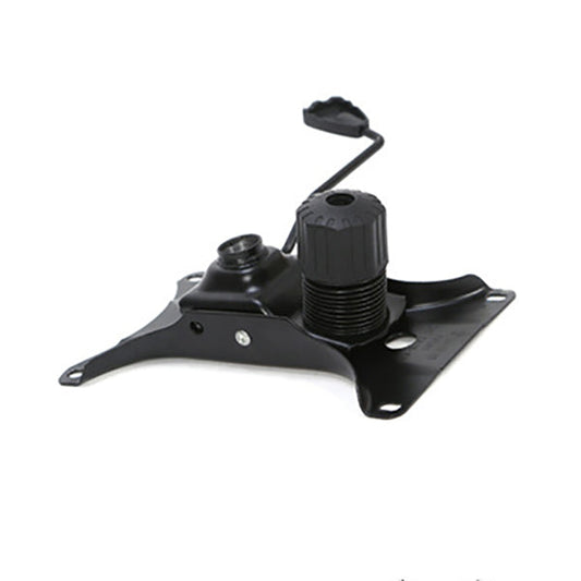 Silla giratoria de brazos acolchados modernos de cuero y silla de back office rojo de cuero y rojo