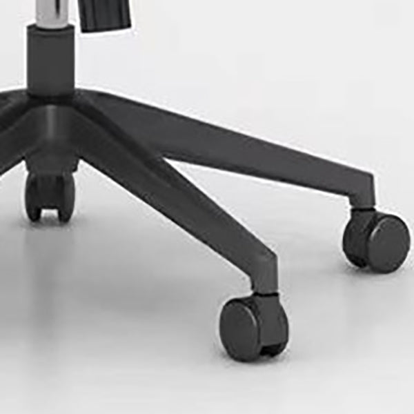 Eigentijdse tankstoel vaste armen halverwege de rug mesh swivel bureaustoel