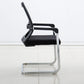 Sillón contemporáneo Silla negra tapizada AirGrid transpirable