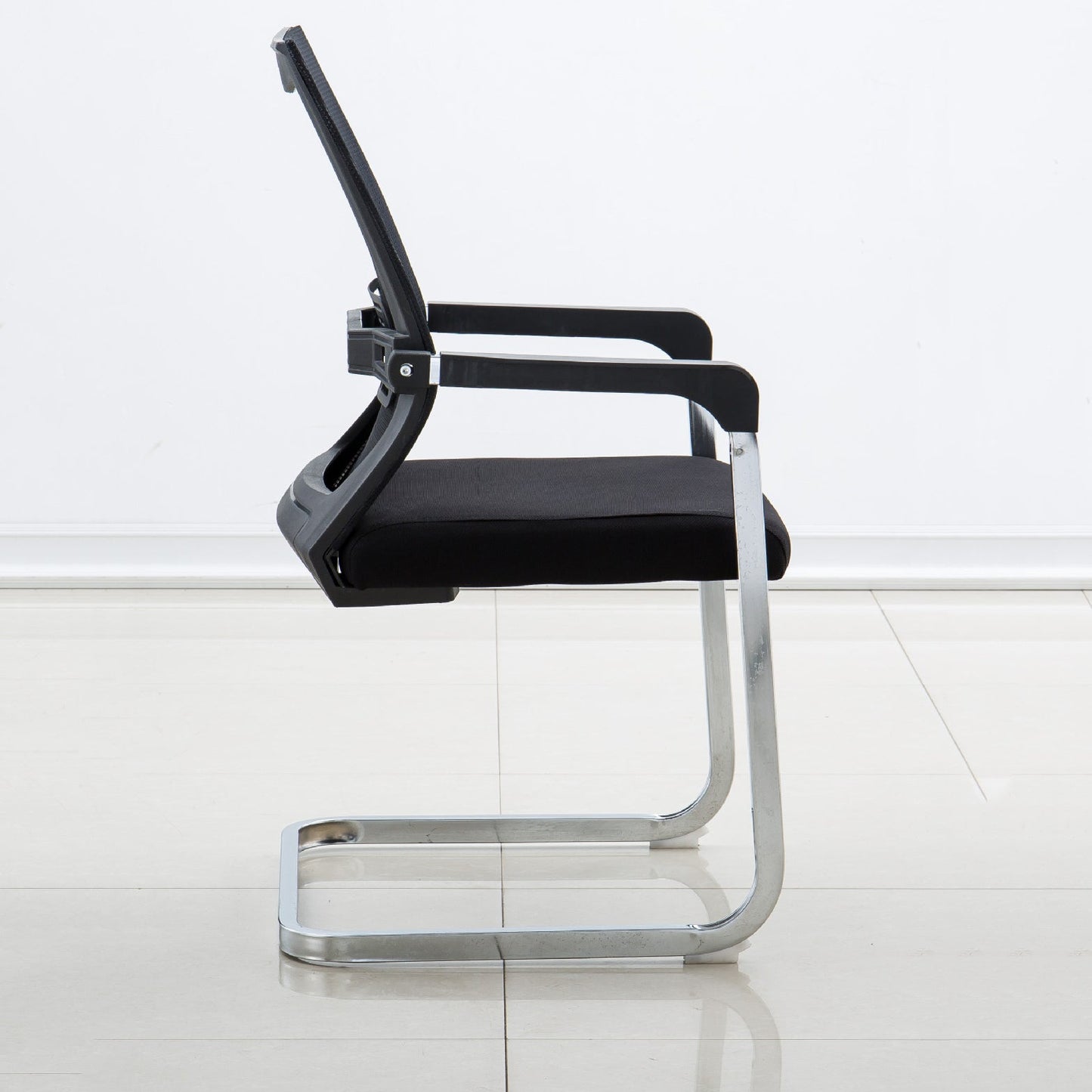 Sillón contemporáneo Silla negra tapizada AirGrid transpirable