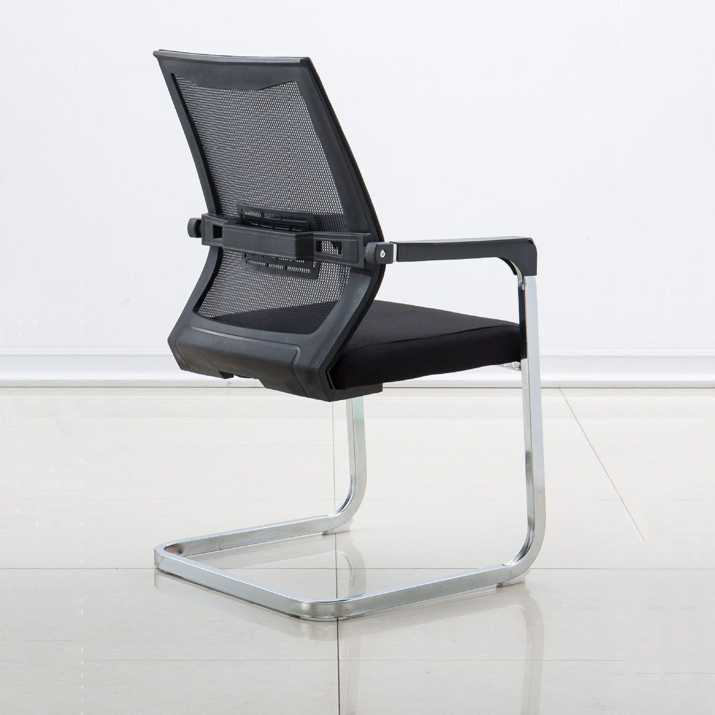 Sillón contemporáneo Silla negra tapizada AirGrid transpirable