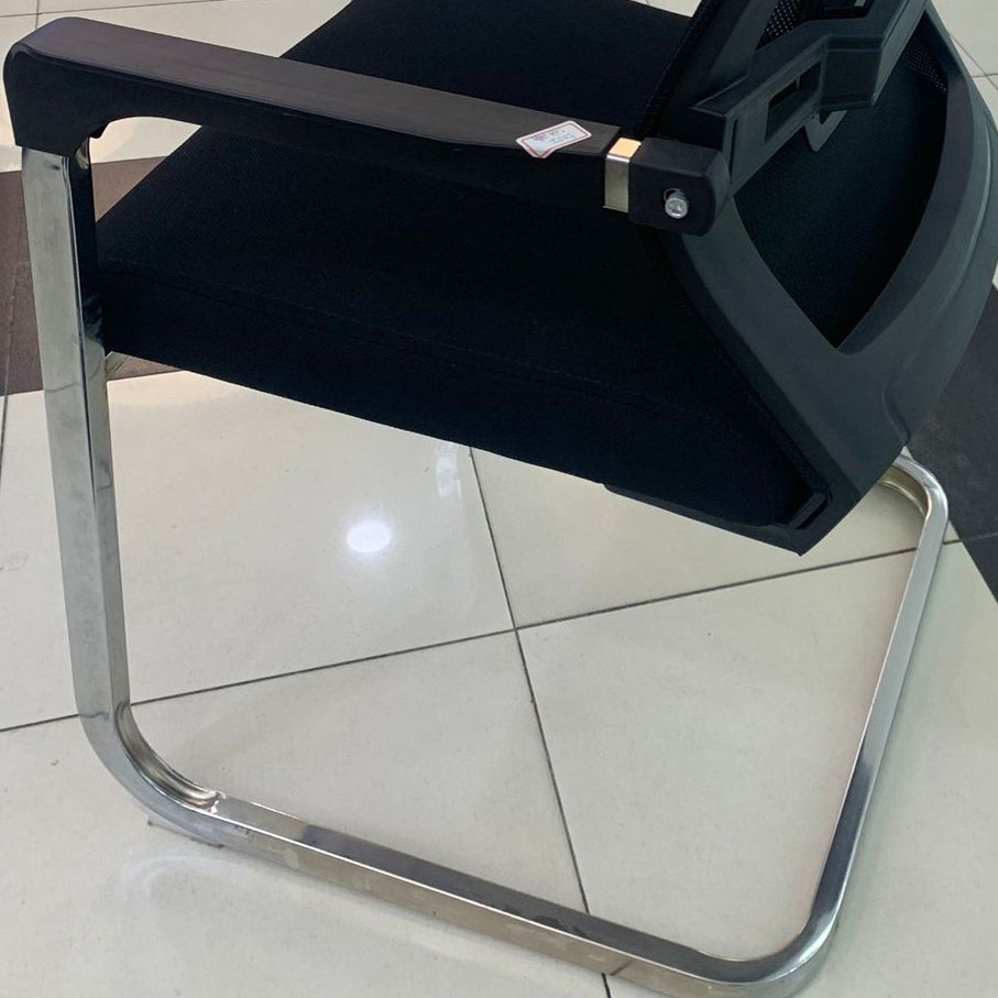 Sillón contemporáneo Silla negra tapizada AirGrid transpirable