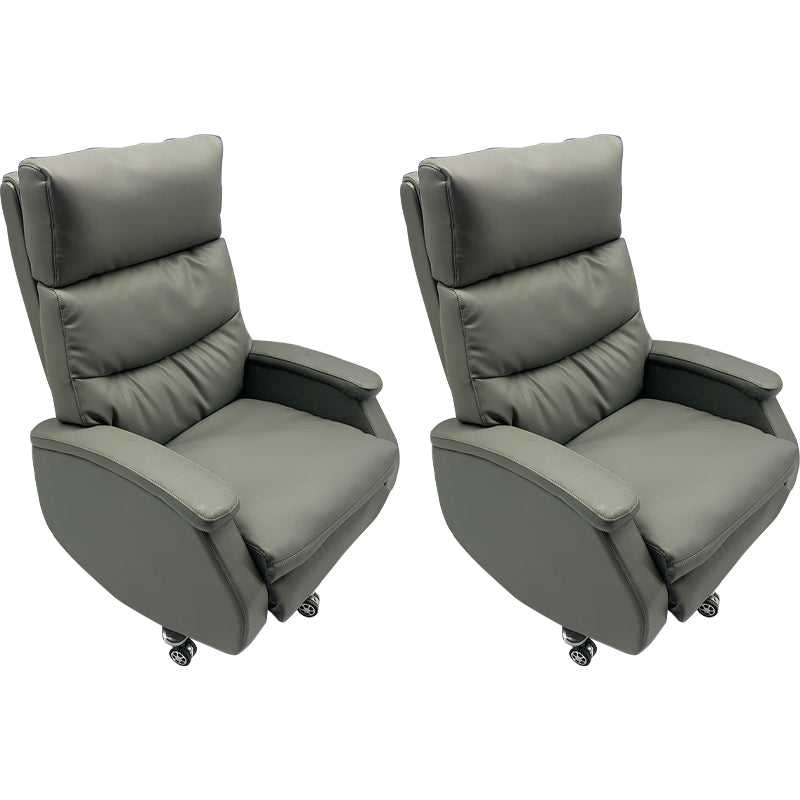 Chaise de bureau moderne chaise d'ordinateur en cuir chaise haute avec roues