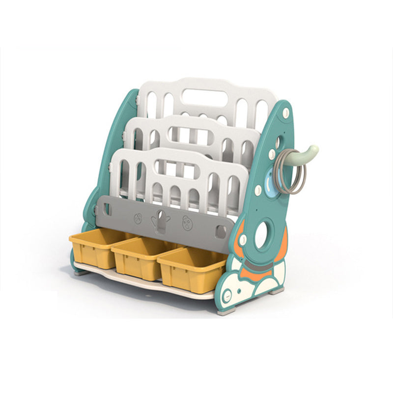 Scaffali di plastica moderna e contemporanea Libreria per bambini scaffale