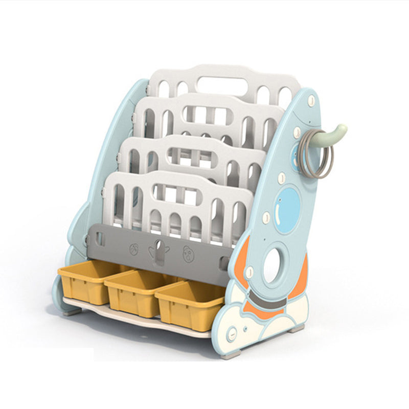 Scaffali di plastica moderna e contemporanea Libreria per bambini scaffale