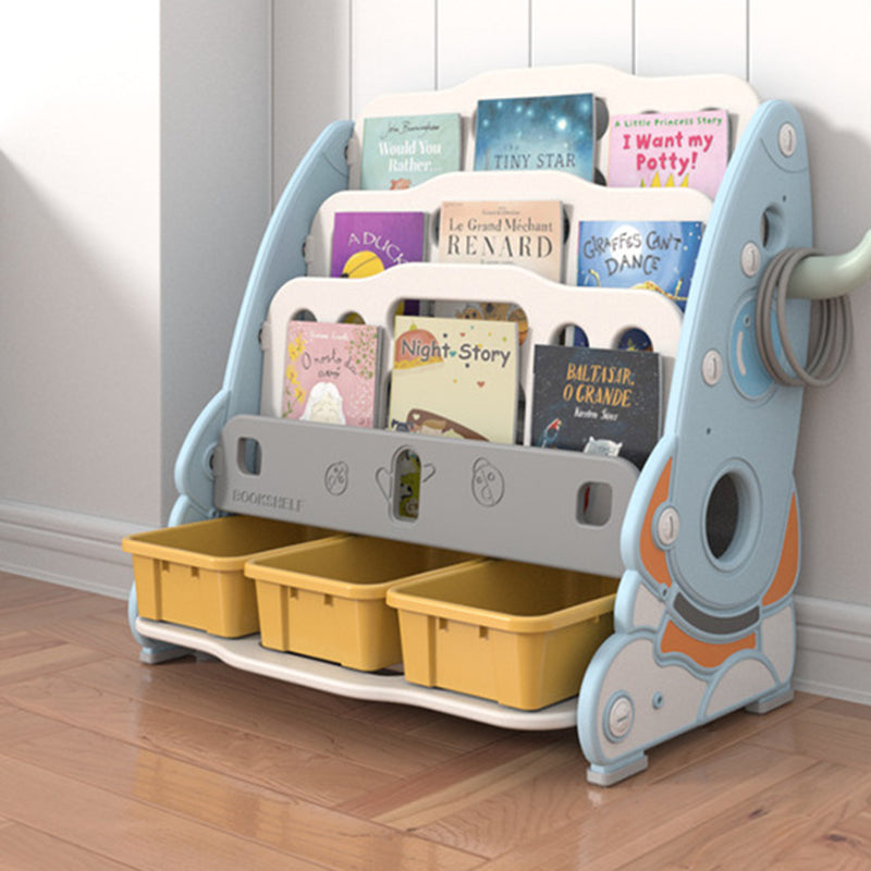 Scaffali di plastica moderna e contemporanea Libreria per bambini scaffale