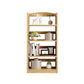 Modern Solid Wood Bookshelf Open Shelf Standard Bookshelf 62.2" H X 11" W