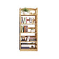 Modern Solid Wood Bookshelf Open Shelf Standard Bookshelf 62.2" H X 11" W