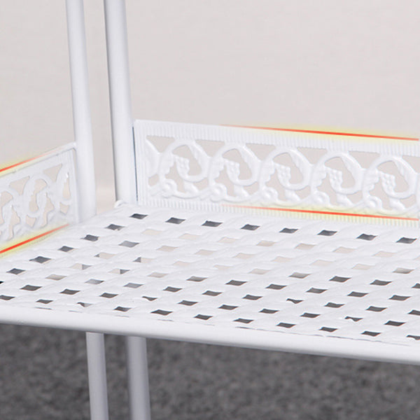 Contemporary Metal Book Shelf Folding Open Back Bookshelf Shelves Included Clearhalo 'Bookcases' 'furn' 'furn_bookcases' 'Furniture' 'Office Furniture' 6020285