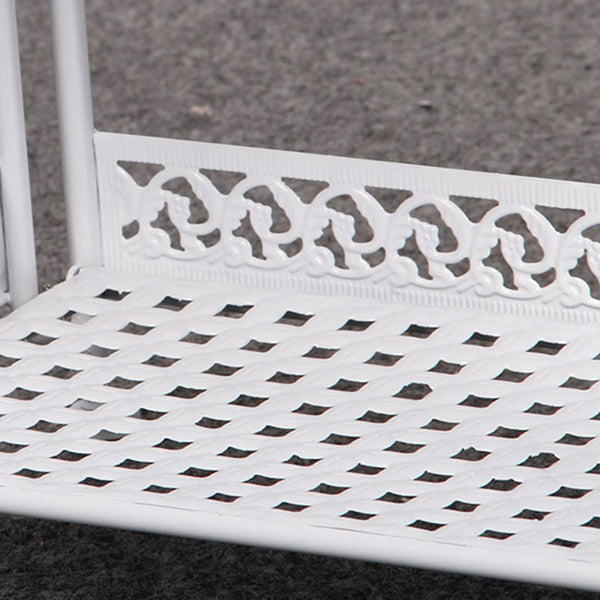 Contemporary Metal Book Shelf Folding Open Back Bookshelf Shelves Included Clearhalo 'Bookcases' 'furn' 'furn_bookcases' 'Furniture' 'Office Furniture' 6020286