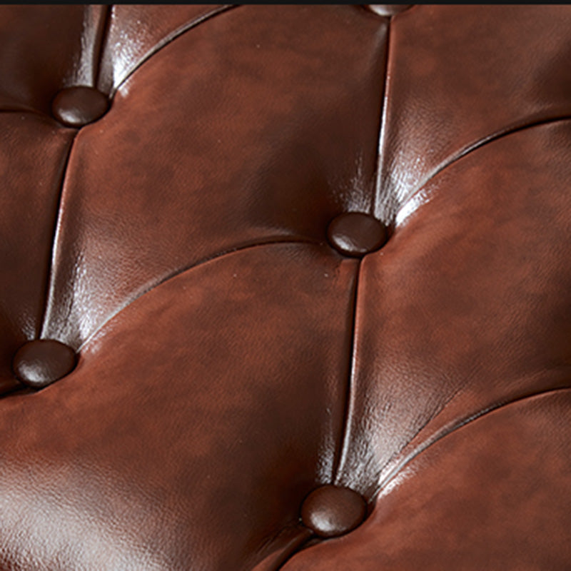 Rectangle 15.7" Wide Entryway Bench Traditional Upholstered Seating Bench with Nailheads Clearhalo 'Benches' 'Chairs & Seating' 'furn' 'furn_benches' 'Furniture' 'Living Room Furniture' 6020347