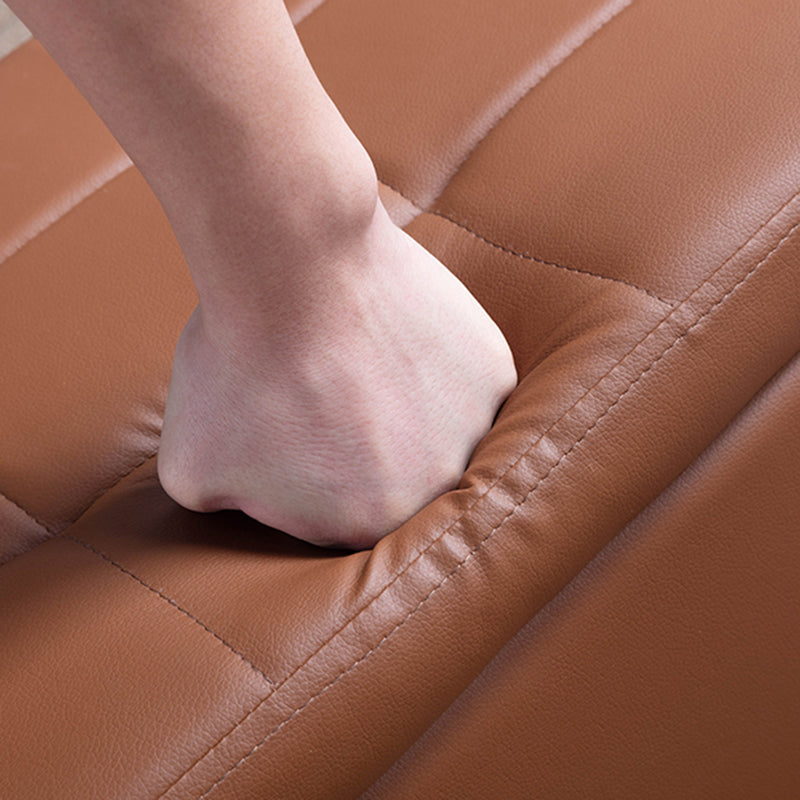 15.7" W Cushioned Bench Upholstered Mid-Century Modern Bench Clearhalo 'Benches' 'Chairs & Seating' 'furn' 'furn_benches' 'Furniture' 'Living Room Furniture' 6020384