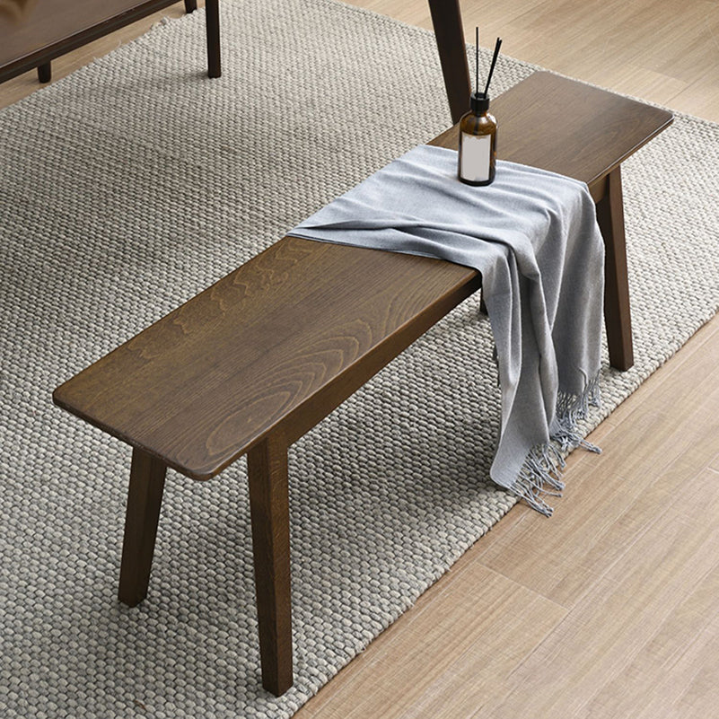 Contemporary Seating Bench Solid Wood Bench with Squared Legs Clearhalo 'Benches' 'Chairs & Seating' 'furn' 'furn_benches' 'Furniture' 'Living Room Furniture' 6020412