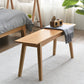 Contemporary Seating Bench Solid Wood Bench with Squared Legs Clearhalo 'Benches' 'Chairs & Seating' 'furn' 'furn_benches' 'Furniture' 'Living Room Furniture' 6020419