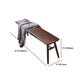 Contemporary Seating Bench Solid Wood Bench with Squared Legs Clearhalo 'Benches' 'Chairs & Seating' 'furn' 'furn_benches' 'Furniture' 'Living Room Furniture' 6020431