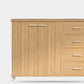 Nordic Style File Cabinets Solid Wood Frame Horizontal File Cabinet Office