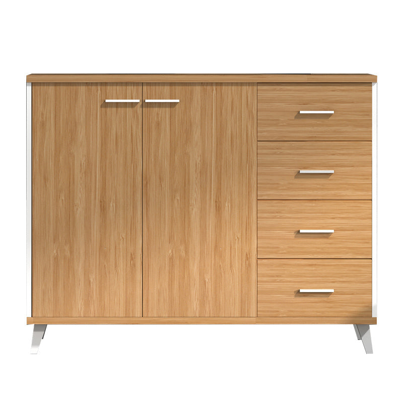 Nordic Style File Cabinets Solid Wood Frame Horizontal File Cabinet Office