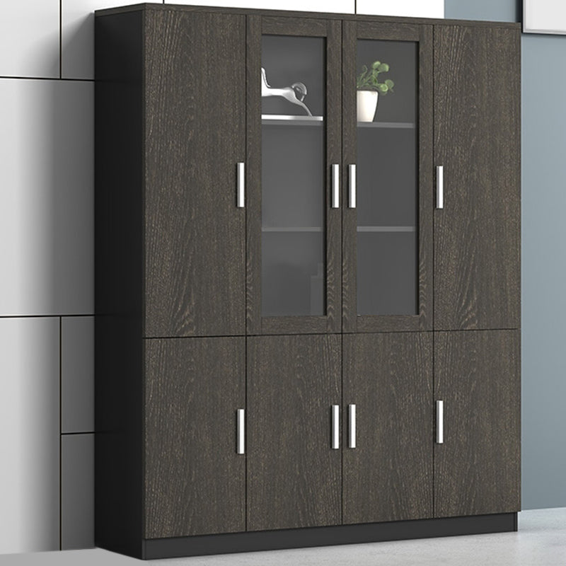 Archivos industriales de la oficina de archivos verticales de marco de madera sólida