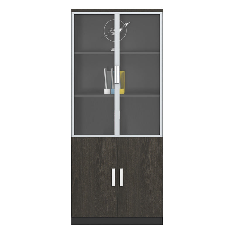 Archivos industriales de la oficina de archivos verticales de marco de madera sólida