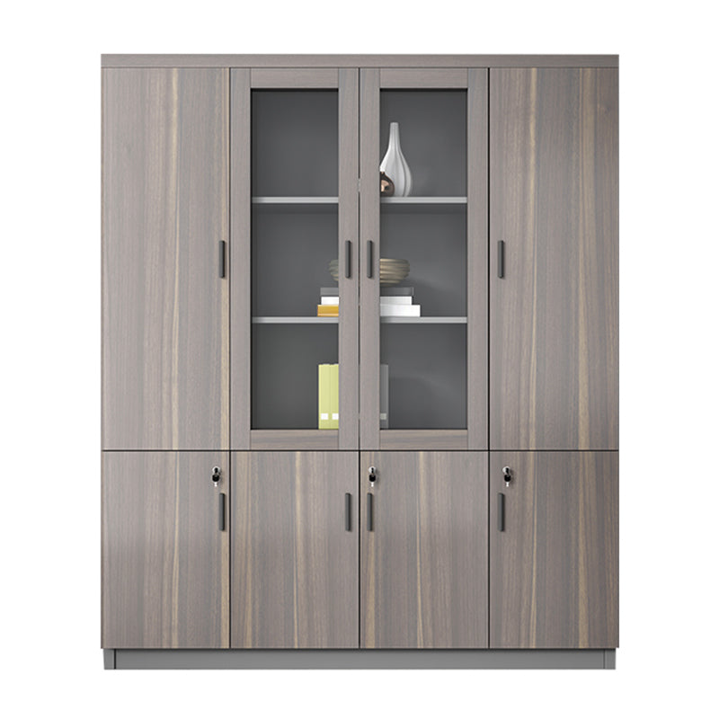 Industrial Cabinet Wood with Storage Shelves Vertical Filing Cabinet 63"L x 16"W x 79"H Clearhalo 'Filing Cabinets' 'filling_cabinets' 'furn' 'furn_filling_cabinets' 'Furniture' 'Office Furniture' 6020634