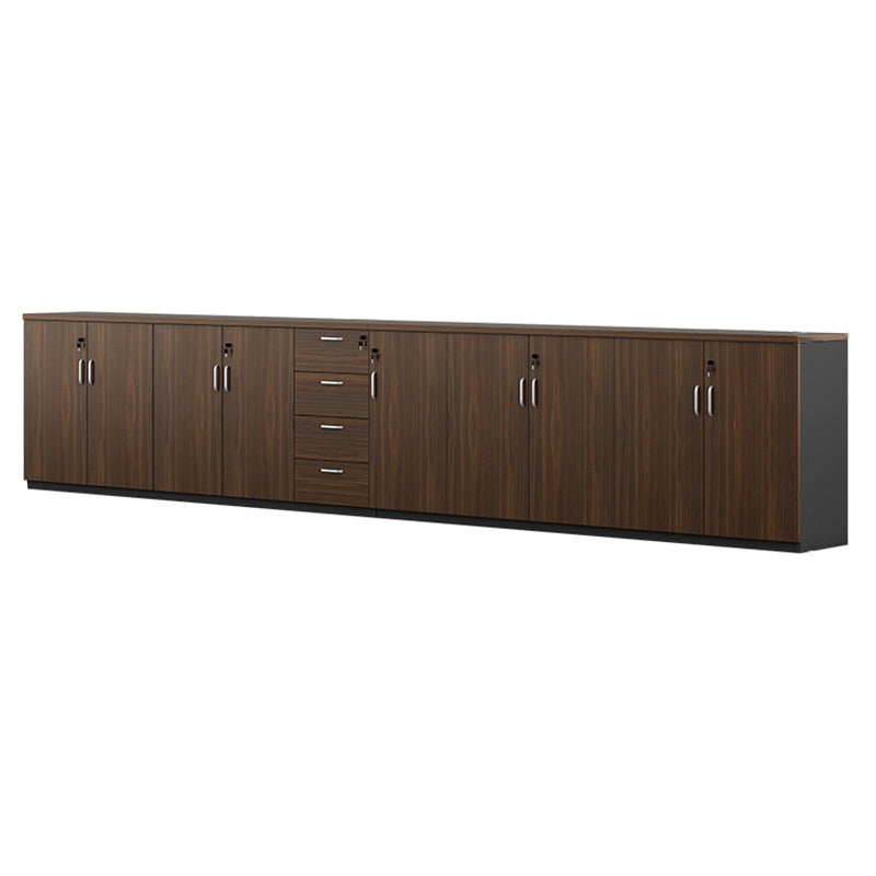Modern Wood Cabinet Locking Drawers and Storage Lateral File Cabinet Walnut 4 9 Clearhalo 'Filing Cabinets' 'filling_cabinets' 'furn' 'furn_filling_cabinets' 'Furniture' 'Office Furniture' 6020777