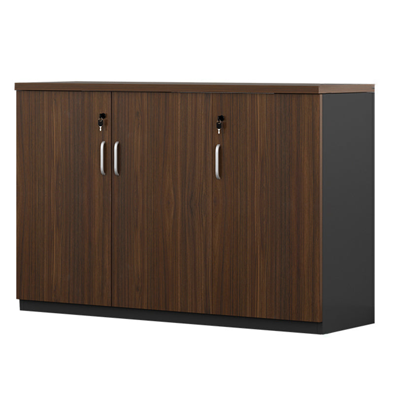 Modern Wood Cabinet Locking Drawers and Storage Lateral File Cabinet Walnut Drawer Not Included 3 Clearhalo 'Filing Cabinets' 'filling_cabinets' 'furn' 'furn_filling_cabinets' 'Furniture' 'Office Furniture' 6020781