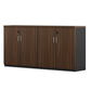 Modern Wood Cabinet Locking Drawers and Storage Lateral File Cabinet Walnut Drawer Not Included 4 Clearhalo 'Filing Cabinets' 'filling_cabinets' 'furn' 'furn_filling_cabinets' 'Furniture' 'Office Furniture' 6020782
