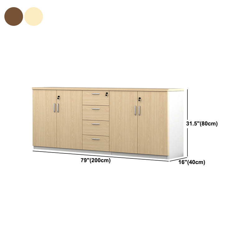 Modern Wood Cabinet Locking Drawers and Storage Lateral File Cabinet Clearhalo 'Filing Cabinets' 'filling_cabinets' 'furn' 'furn_filling_cabinets' 'Furniture' 'Office Furniture' 6020787