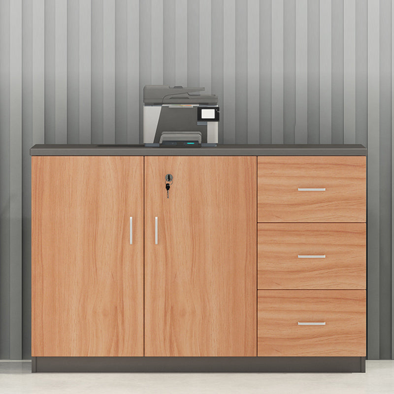 Modern Cabinet Wood Locking Drawers and Storage Lateral File Cabinet Clearhalo 'Filing Cabinets' 'filling_cabinets' 'furn' 'furn_filling_cabinets' 'Furniture' 'Office Furniture' 6020845