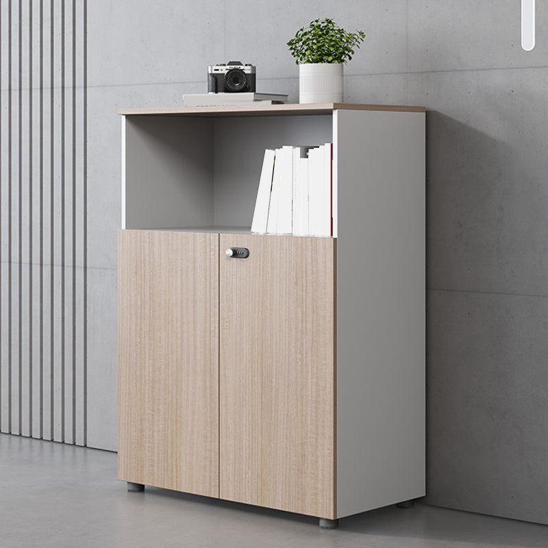 Modern Lateral File Cabinet Solid Wood File Cabinet for Office 31"L x 16"W x 43"H 1 Clearhalo 'Filing Cabinets' 'filling_cabinets' 'furn' 'furn_filling_cabinets' 'Furniture' 'Office Furniture' 6020870