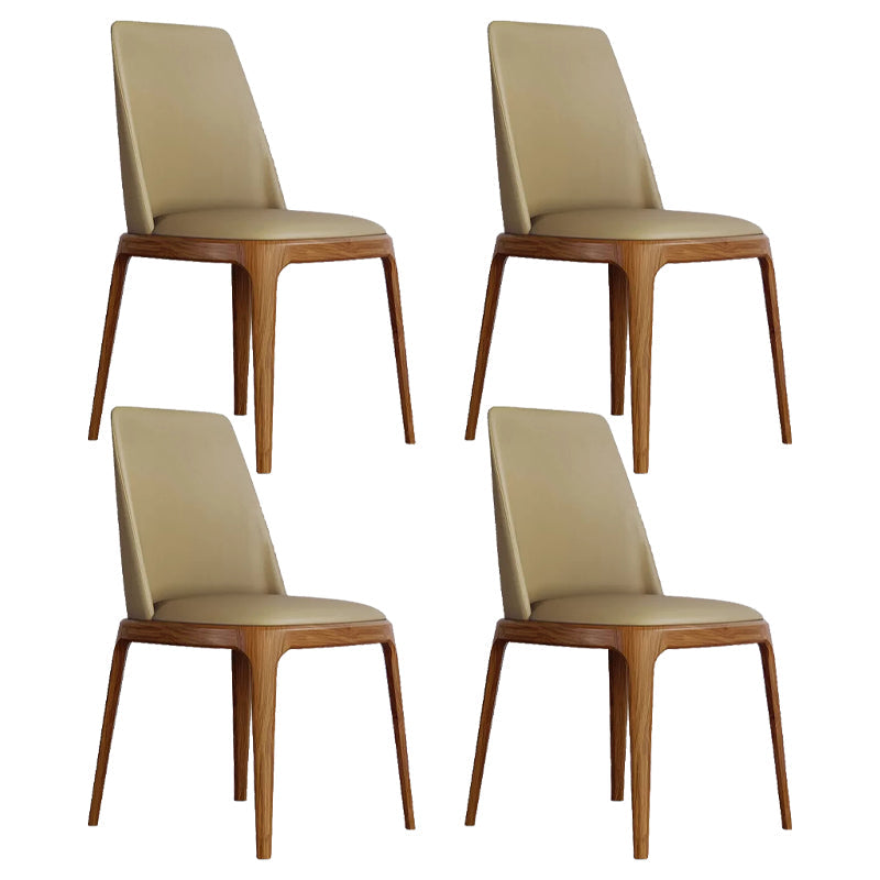 Silla de espalda sólida de madera de la madera de la madera de la sala de cocina del brazo del brazo