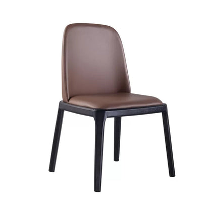 Silla de espalda sólida de madera de la madera de la madera de la sala de cocina del brazo del brazo