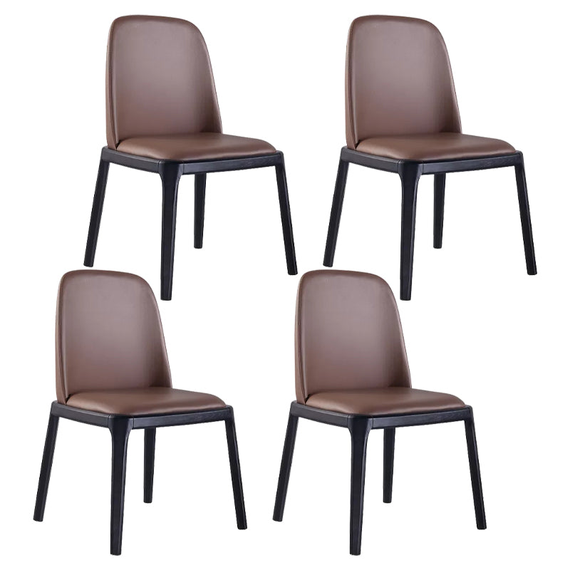 Silla de espalda sólida de madera de la madera de la madera de la sala de cocina del brazo del brazo