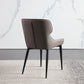 Contemporary Style Dining Chairs Arm Dining Chairs with Metal Legs for Kitchen