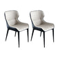 Contemporary Style Dining Chairs Arm Dining Chairs with Metal Legs for Kitchen