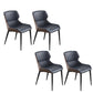 Contemporary Style Dining Chairs Arm Dining Chairs with Metal Legs for Kitchen