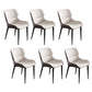 Contemporary Style Dining Chairs Arm Dining Chairs with Metal Legs for Kitchen
