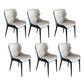 Contemporary Style Dining Chairs Arm Dining Chairs with Metal Legs for Kitchen