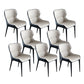 Contemporary Style Dining Chairs Arm Dining Chairs with Metal Legs for Kitchen