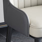 Contemporary Style Dining Chair Arm Dining Chairs with Metal Legs for Kitchen